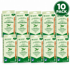 Rite Aid Adult Bamboo Toothbrushes Soft Bristles BPA Free 10 Packs of 4 picture