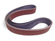 1 X 30 Inch 1200 Grit Flexible Aluminum Oxide Ultra Fine Sanding Belts, 12 Pack picture