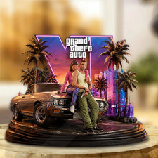 Grand Theft Auto VI Custom Shape Acrylic Plaque picture
