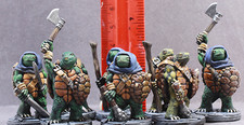 Hand Painted Dungeons and Dragons Crypt Classic Band of Turtle Warriors set of 8 picture