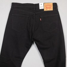 Levi's 506 Comfort Straight Jeans Men's 34x32 Black High Stretch Flex NWT picture