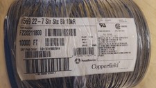 Southwire/Copperfield #22awg 7x30T Hook Up/Lead Wire UL-1569/1007 BK /10,000ft picture