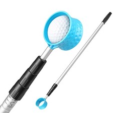 HOW TRUE Golf Ball Retriever, 12ft 15ft 18ft Aluminum Alloy Golf Ball Retriever picture