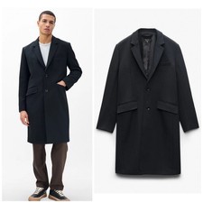 NWT Rag & Bone $1,198 Beckett Italian Wool Tuxedo Coat In Black Size: Medium picture