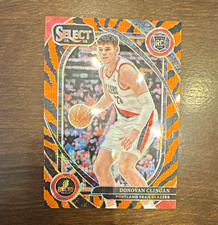 Panini Select 2024-25 Courtside Tiger Prizm Donovan Clingan Blazers #270 RC picture