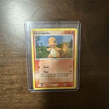 Pokemon EX FireRed LeafGreen Charmander 113/112 Holo NM/LP Vintage 2004 *Swirl* picture