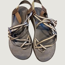 Chaco Z2 Classic Mens Sandals Brown Double Strap Toe Loop Vibram Sole picture