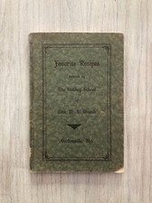 Antique Cook Book Favorite Recipes Zion M. E. Church Gordonville Missouri School picture