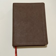 Holman KJV Holy Bible Single-Column Wide Margin Brown LeatherTouch (2022) picture