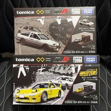 Takara Tomy Tomica Initial D AE86 Trueno & FD3S RX-7 2P Set Adult Collectible picture