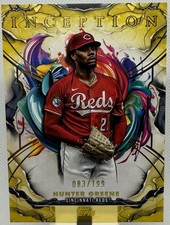 2025 Topps Inception Hunter Greene Yellow /199 #70 Reds 083/199 picture