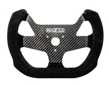 SPARCO For F10C Carbon Suede Black Steering Wheel With Leather Grip picture