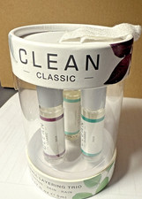 CLEAN CLASSIC ROLLERBALL LAYERING TRIO in Warm Cotton, Skin, Rain SET, 0.17OZ EA picture