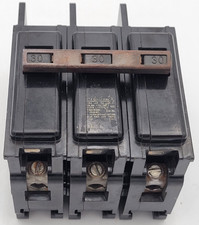 Gould I-T-E BQ3-B030 30 Amp 3-Pole 3-Phase 240 V Bolt-On Circuit Breaker USED picture