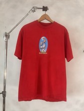 Vintage 90s Y2K World Industries Waterboy Flame boy Tee Size Large Red picture