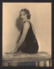 SENSATIONAL DECO C1928 11X14 MARION DAVIES RUSSELL BALL SIGNED PHOTO picture