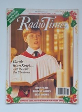 Vintage CHRISTMAS RADIO TIMES 23rd December 1989 - 5th January 1990 Nostalgia picture