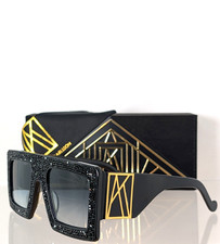 New Authentic ANNA KARIN KARLSSON Sunglasses MOTHER BEEP Black Crystal Limited picture