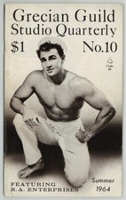 Grecian Guild Studio Quarterly #10 R.A. Ent. 1964 Vintage Beefcakes 72pgs M22778 picture