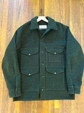 Filson Mackinaw Wool Men’s Cruiser Jacket Green 44 picture