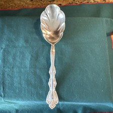 Vint International Silverplate Orleans Large Berry Casserole Serving Spoon 8.75 picture