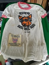 vintage KSHE 95 memorabilia, t-shirt and unused 28th-birthday concert patch set picture