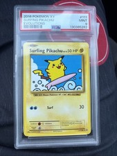 2016 Pokemon XY Evolutions Surfing Pikachu PSA 9 111/108 picture