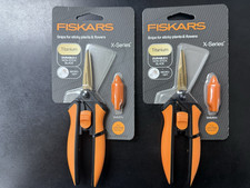 LOT OF 2 Fiskars 399242 X-Series Micro-Tip Pruning Snips NEW+FREE SHIPPING picture