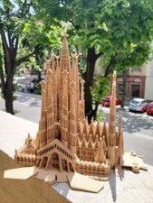 Sagrada Familia Model Barcelona Gaudi Cathedral Architecture Sculpture picture