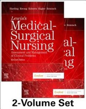 Lewis's Medical-Surgical Nursing - 2-Volume Set: Assessment and Managemen - GOOD picture