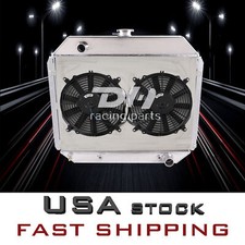 3Row Radiator+Shroud+Fan For 1966-1979 Ford F-Series Bronco SWAP Chevy V8 Engine picture