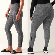 Athleta Delancey Textured Moto Tight-Braiden Black-Plus Size 3X-NWOT picture