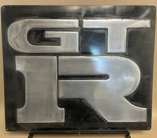 Nissan Gt-R Vintage Steel Garage Sign 20x24 Handmade Aluminum Relief picture