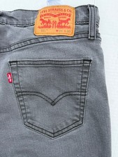 Levi's 511 Slim Fit Men's Gray Jeans – Size 34x30 picture