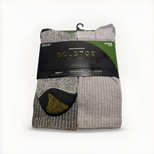 New Goldtoe Men 6 Pack Performance Trail Cushion Crew Gray Socks Size 6-12.5 picture