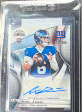 Topps 2025 Chrome Black Jaxson Dart Giants RC Auto Refractor RAU-JD /299 picture