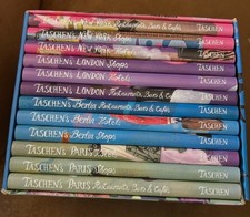 Taschen  12-Books Box Set-Paris London Berlin N.Y Shops Restaurants Hotels Bars picture