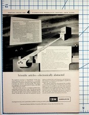 1957 IBM Research Report Auto-Abstracting Brain Consciousness Record Ephemera picture