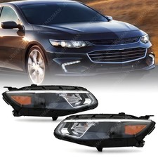 Projector Halogen Headlight Fit For 2016-2018 Chevrolet Malibu Headlamp W/ Bulb picture