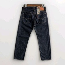 NWT Levi's Boy's 505 Regular Fit Straight Jeans Blue Size 16 Regular 28x28 picture