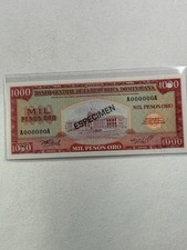 1976 Dominican Republic 1000 Pesos Specimen P# 115s2 picture