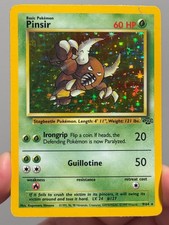 Pinsir 9/64 HOLO Rare Jungle Unlimited 1999 WOTC Pokemon English - MP picture