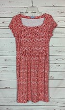 J.McLaughlin Women's M Medium Coral Catalina Cloth Spring Summer Stretchy Dress picture