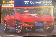 Revell Monogram 1:25 Scale Mode Kit -- Red '67 Corvette 427 Roadster *New* 1998 picture