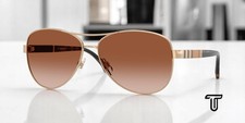 BURBERRY BE3080 114513 Light Gold Brown Gradient 59 mm Women's Sunglasses picture