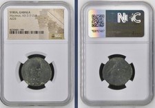 Emperor Macrinus Ancient Roman Coin 217-218AD NGC Genuine Authentic Scarce Type picture