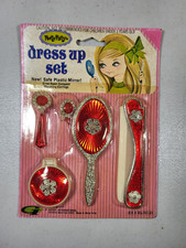 Vintage Pretty Patty Dress Up Set NOS Play Toy Accessories Mirror Comb Earrings picture