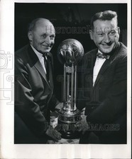 1965 Press Photo Wisconsin soccer officials Frank Schperrenberger & Gene Edwards picture