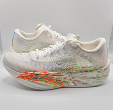 ANTA C202 Men's Running Sneakers Breathable Mesh White Orange Green US 9 picture