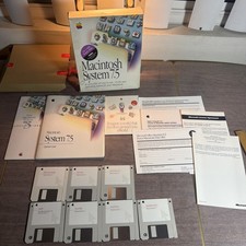 Vintage Macintosh System 7.5 Apple picture